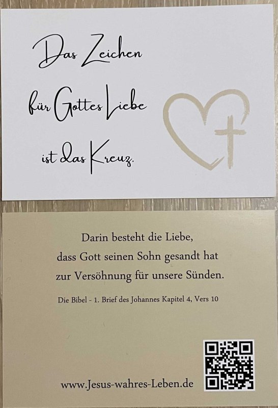 Flyer Zeichen für Gottes Liebe