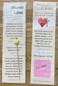 Flyer "Wahre Liebe"