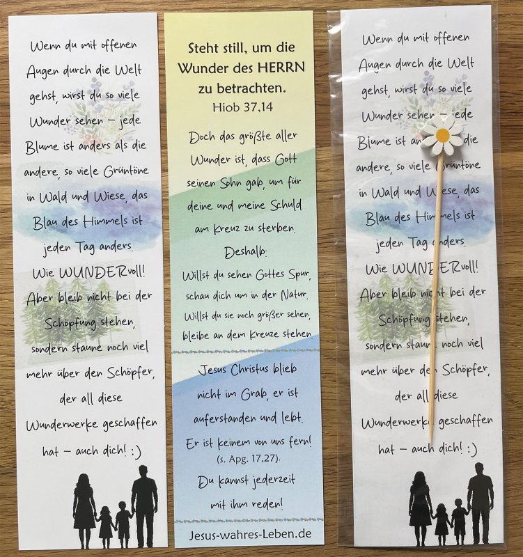 Flyer "Wunder"