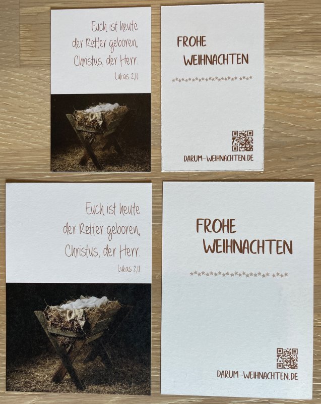 Flyer "Darum Weihnachten"